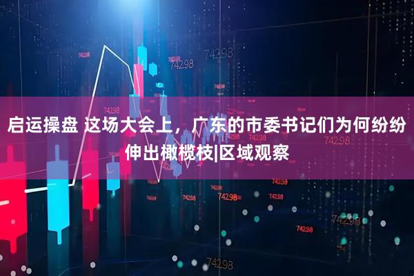 启运操盘 这场大会上，广东的市委书记们为何纷纷伸出橄榄枝|区域观察