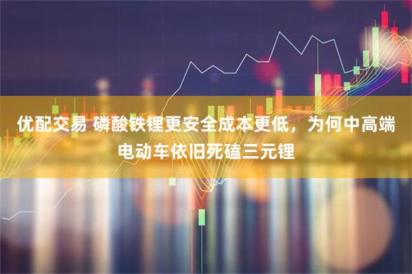 优配交易 磷酸铁锂更安全成本更低，为何中高端电动车依旧死磕三元锂