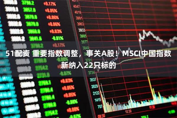 51配资 重要指数调整，事关A股！MSCI中国指数新纳入22只标的
