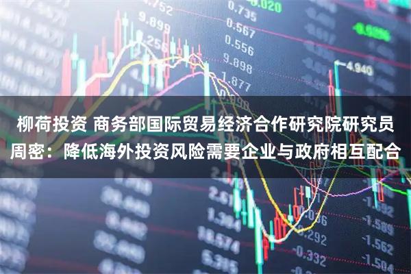 柳荷投资 商务部国际贸易经济合作研究院研究员周密：降低海外投资风险需要企业与政府相互配合